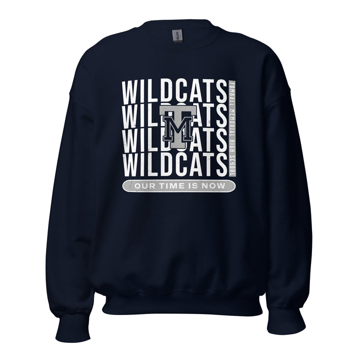 Tomball Memorial High School Wildcats Navy Classic Unisex Sweatshirt 235