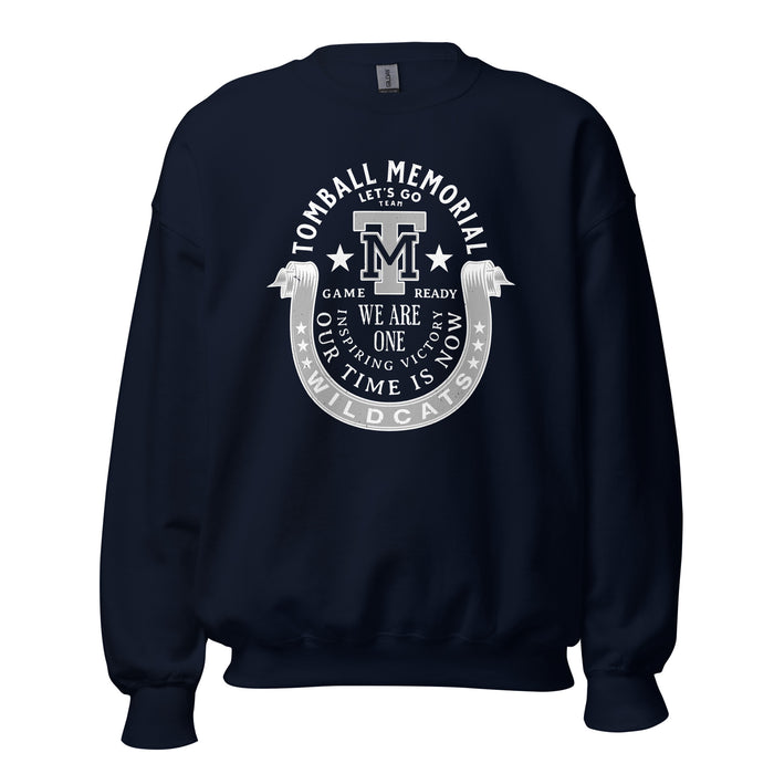 Tomball Memorial High School Wildcats Navy Classic Unisex Sweatshirt 229