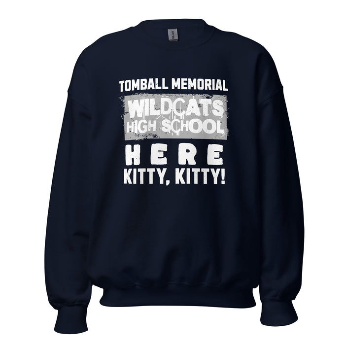 Tomball Memorial High School Wildcats Navy Classic Unisex Sweatshirt 231