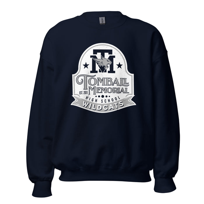 Tomball Memorial High School Wildcats Navy Classic Unisex Sweatshirt 219
