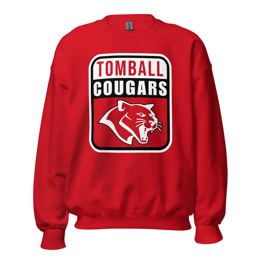Tomball High School Cougars Red Classic Unisex Sweatshirt 011