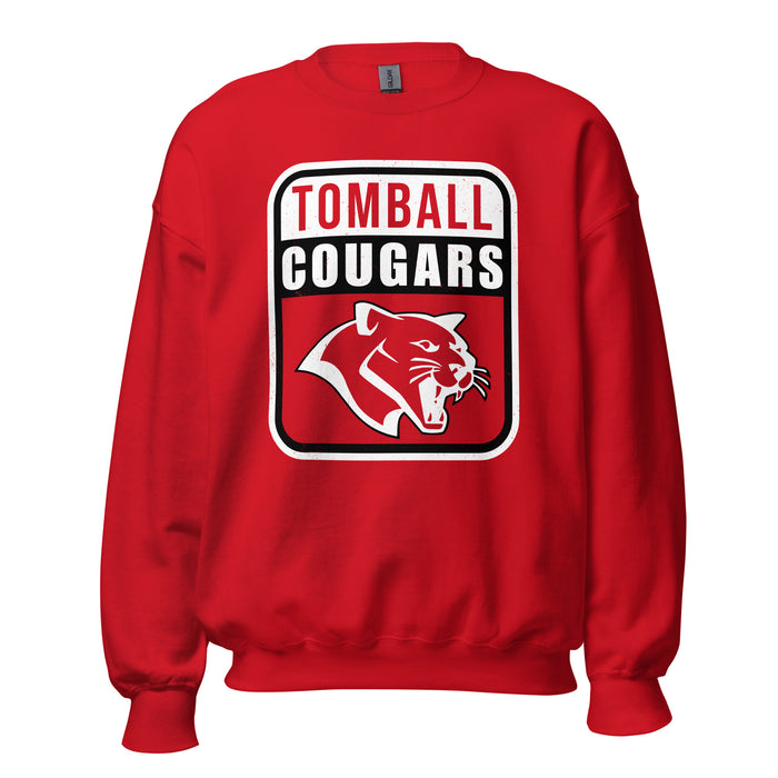 Tomball High School Cougars Red Classic Unisex Sweatshirt 011