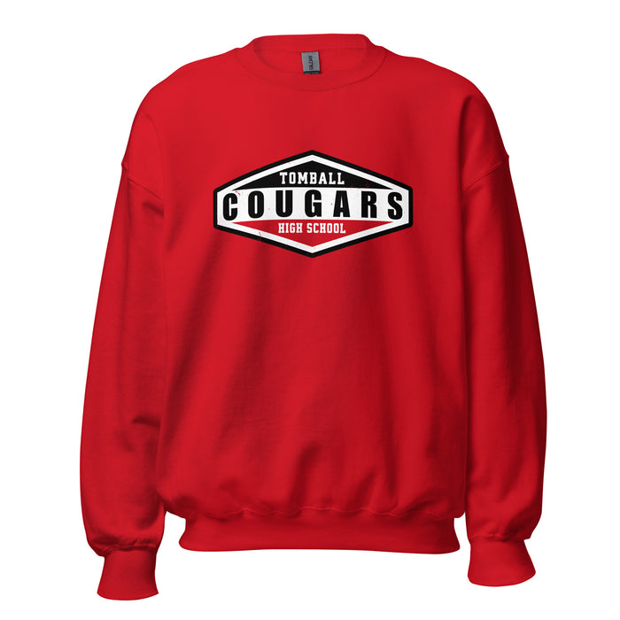 Tomball High School Cougars Red Classic Unisex Sweatshirt 009