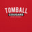 A red graphic print featuring the text 'TOMBALL COUGARS HIGH SCHOOL' in white and black lettering. Tomball High School Cougars Red Classic Unisex Sweatshirt 021