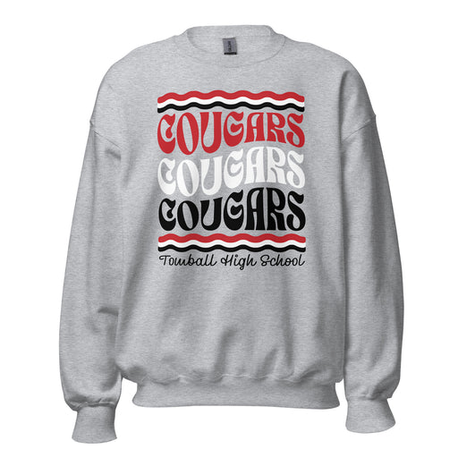 Tomball High School Cougars Grey Classic Unisex Sweatshirt 227
