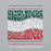 Close-up view of The Woodlands High School Highlanders Grey Classic Unisex Sweatshirt 227
