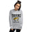 Woman wearing Tomball West High School Tigers Grey Classic Unisex Sweatshirt 213