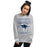 Woman wearing Tomball Memorial High School Wildcats Grey Classic Unisex Sweatshirt 230