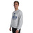 Man wearing Tomball Memorial High School Wildcats Grey Classic Unisex Sweatshirt 202