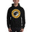 Man wearing a Klein Oak High School Panthers Black Classic Unisex Hoodie 02