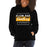 Woman wearing a Klein Oak High School Panthers Black Classic Unisex Hoodie 05