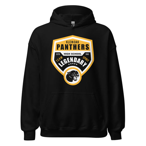 Klein Oak High School Panthers Black Classic Unisex Hoodie 14