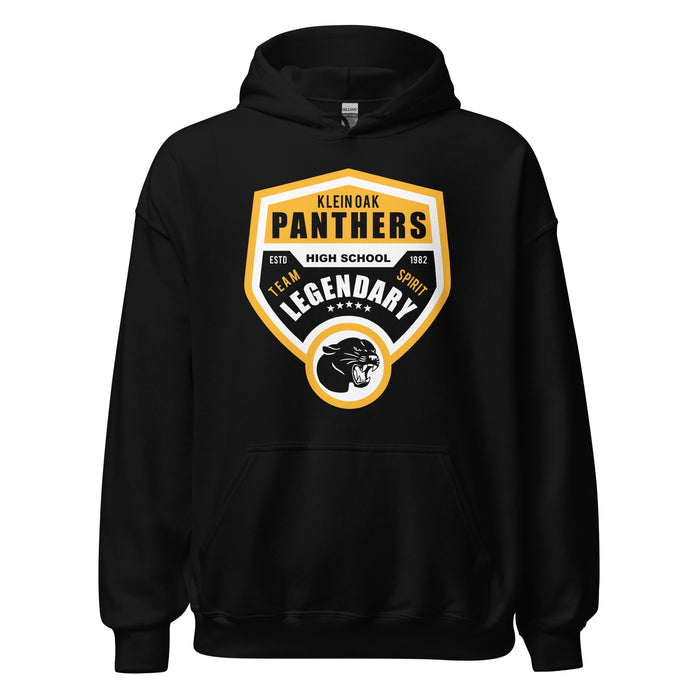 Klein Oak High School Panthers Black Classic Unisex Hoodie 14