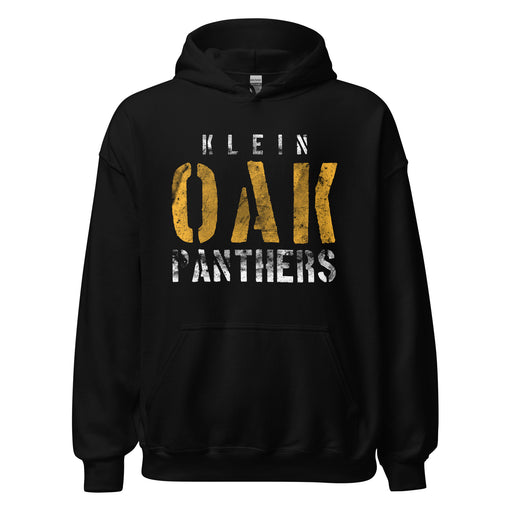 Klein Oak High School Panthers Black Classic Unisex Hoodie 17