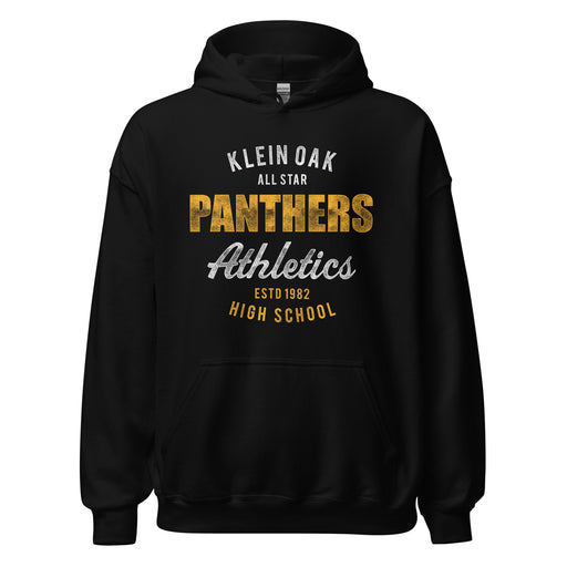 Klein Oak High School Panthers Black Classic Unisex Hoodie 34