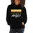 Woman wearing a Klein Oak High School Panthers Black Classic Unisex Hoodie 48