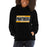 Woman wearing a Klein Oak High School Panthers Black Classic Unisex Hoodie 72