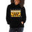 Woman wearing a Klein Oak High School Panthers Black Classic Unisex Hoodie 86