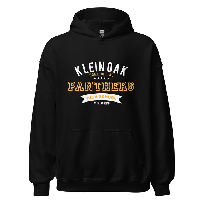 Klein Oak High School Panthers Black Classic Unisex Hoodie 96