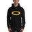 Man wearing a Klein Oak High School Panthers Black Classic Unisex Hoodie 08