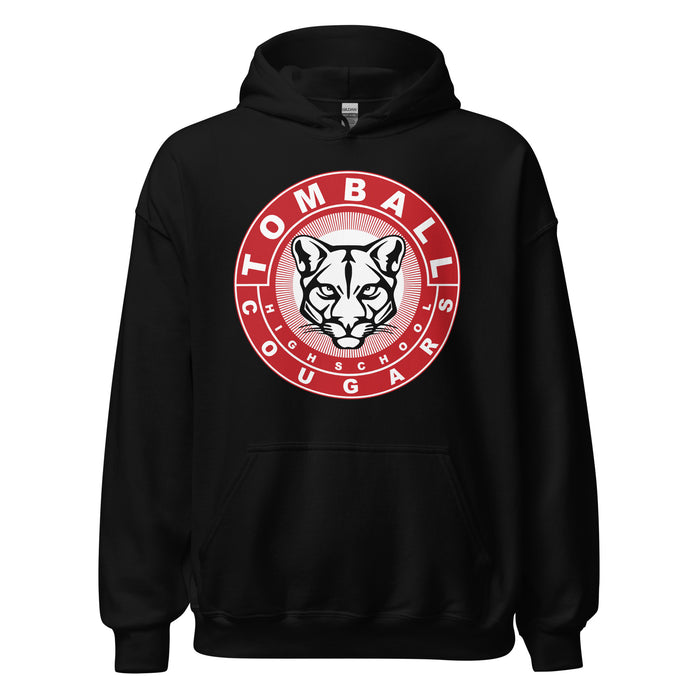 Tomball High School Cougars Black Classic Unisex Hoodie 02