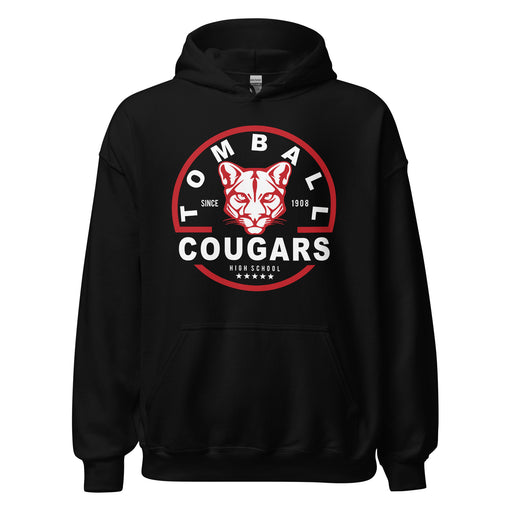 Tomball High School Cougars Black Classic Unisex Hoodie 04