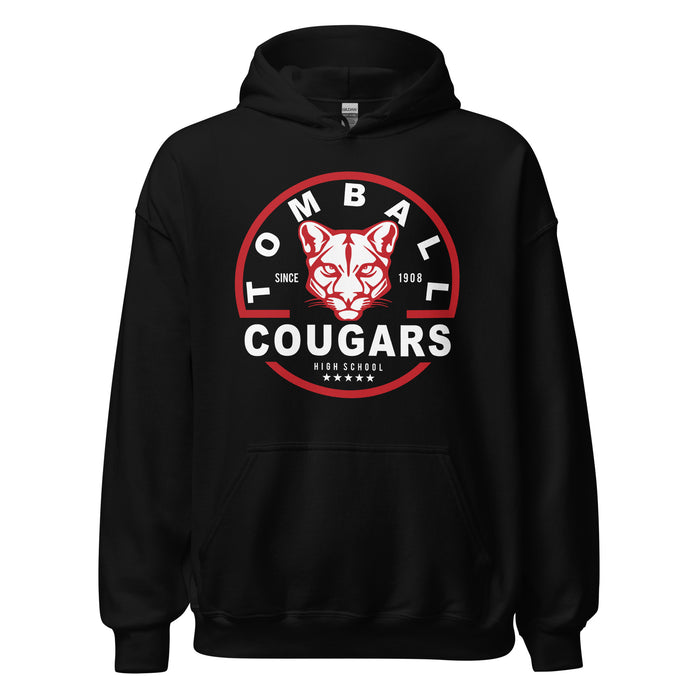 Tomball High School Cougars Black Classic Unisex Hoodie 04