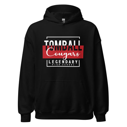 Tomball High School Cougars Black Classic Unisex Hoodie 05