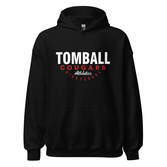 Tomball High School Cougars Black Classic Unisex Hoodie 12