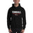 Man wearing a Tomball High School Cougars Black Classic Unisex Hoodie 12