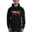 Man wearing a Tomball High School Cougars Black Classic Unisex Hoodie 17