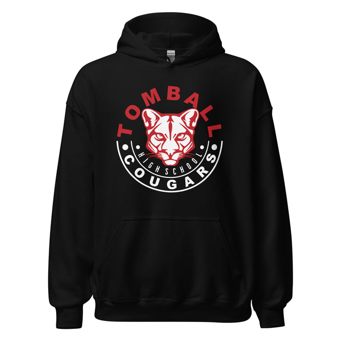 Tomball High School Cougars Black Classic Unisex Hoodie 19