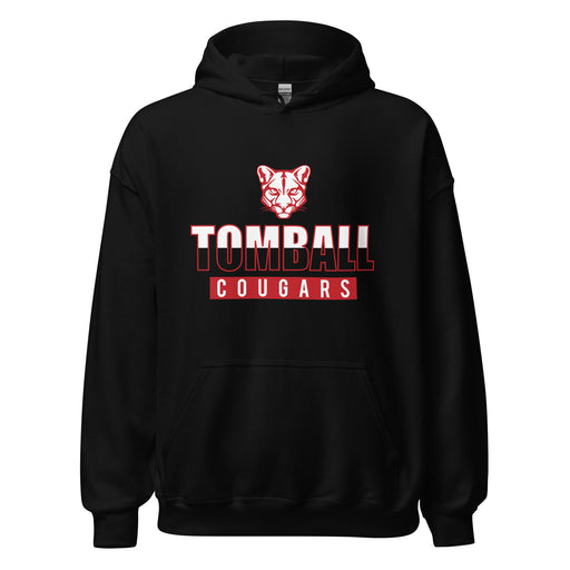 Tomball High School Cougars Black Classic Unisex Hoodie 23