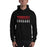 Man wearing a Tomball High School Cougars Black Classic Unisex Hoodie 24