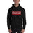 Man wearing a Tomball High School Cougars Black Classic Unisex Hoodie 25