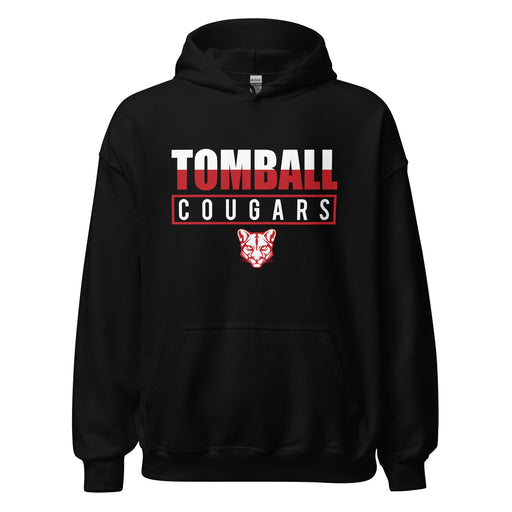 Tomball High School Cougars Black Classic Unisex Hoodie 29