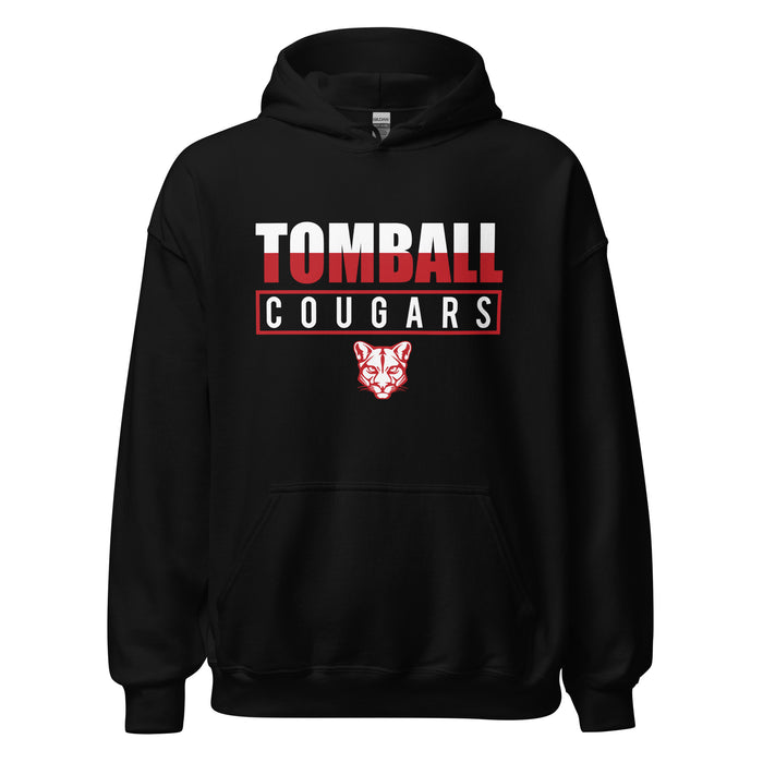 Tomball High School Cougars Black Classic Unisex Hoodie 29