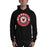 Man wearing a Tomball High School Cougars Black Classic Unisex Hoodie 30