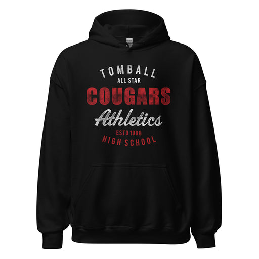 Tomball High School Cougars Black Classic Unisex Hoodie 34