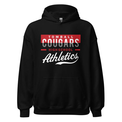 Tomball High School Cougars Black Classic Unisex Hoodie 48