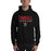 Man wearing a Tomball High School Cougars Black Classic Unisex Hoodie 03