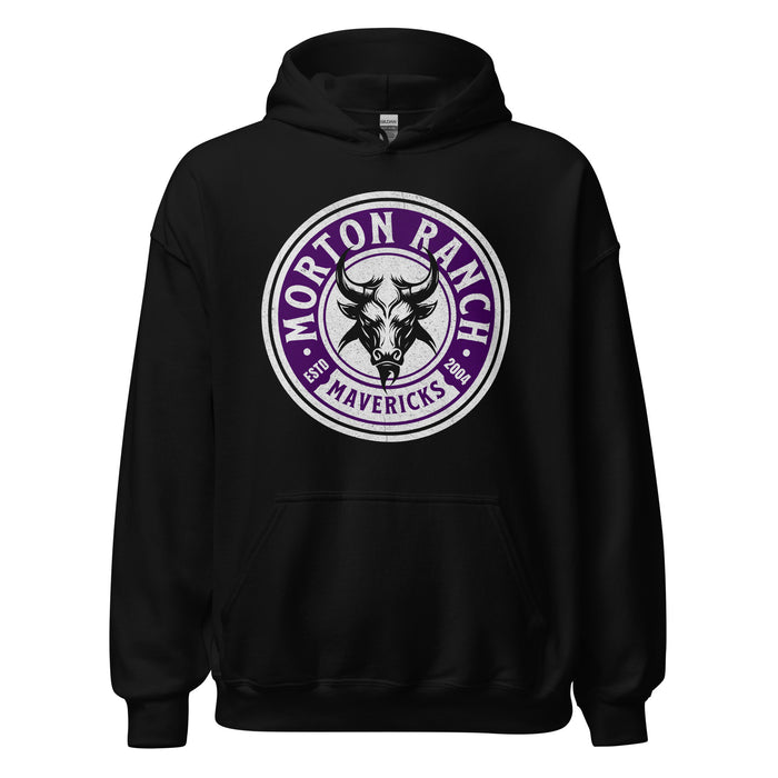 Morton Ranch High School Mavericks Black Classic Unisex Hoodie 208