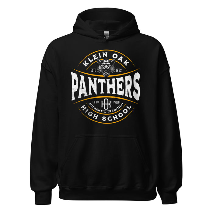 Klein Oak High School Panthers Black Classic Unisex Hoodie 203