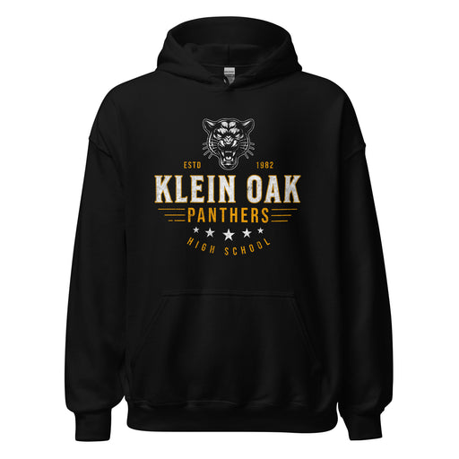 Klein Oak High School Panthers Black Classic Unisex Hoodie 204