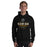 Man wearing a Klein Oak High School Panthers Black Classic Unisex Hoodie 204