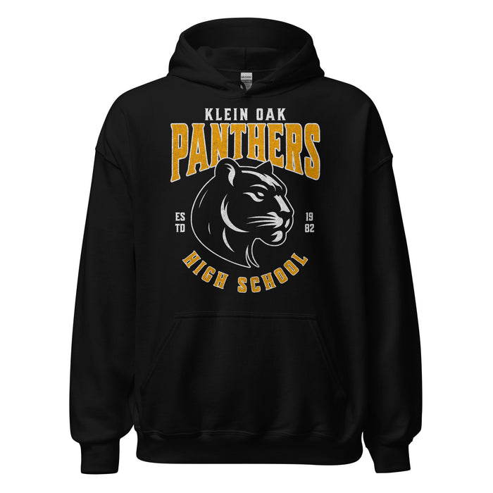 Klein Oak High School Panthers Black Classic Unisex Hoodie 208