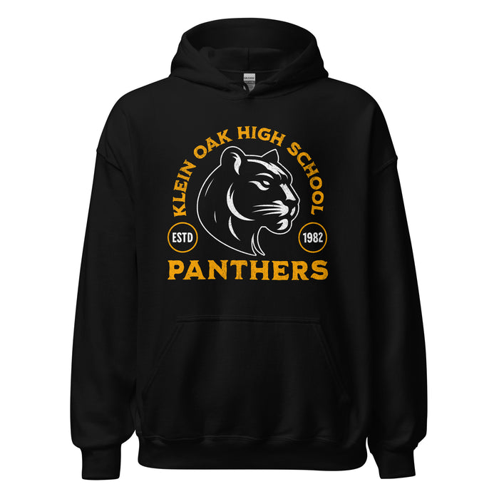 Klein Oak High School Panthers Black Classic Unisex Hoodie 213