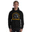 Man wearing a Klein Oak High School Panthers Black Classic Unisex Hoodie 213