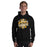 Man wearing a Klein Oak High School Panthers Black Classic Unisex Hoodie 215