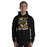 Man wearing a Klein Oak High School Panthers Black Classic Unisex Hoodie 216